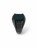 BLACK SNAKE PATTERN RING