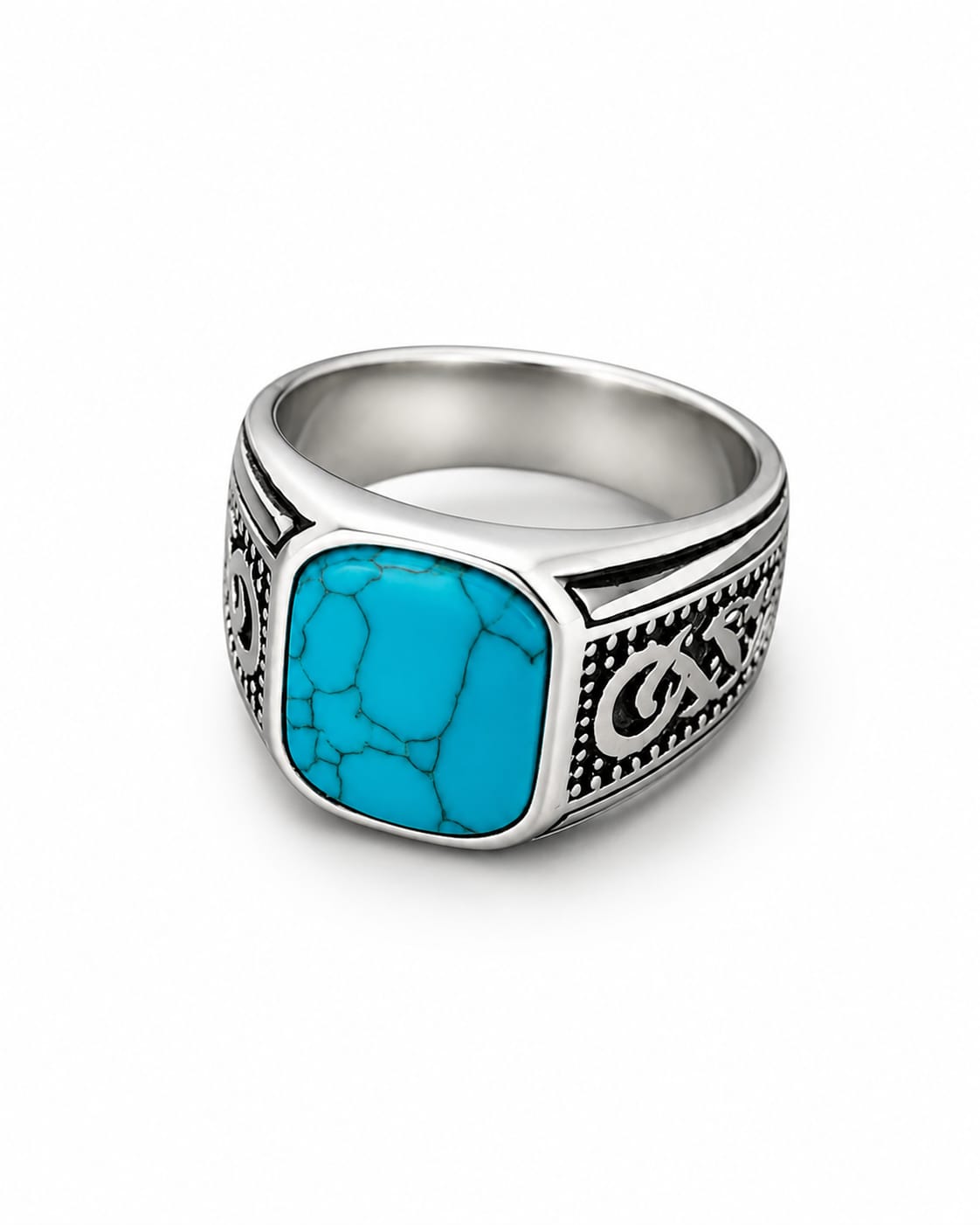 SILVER FAROZA RING