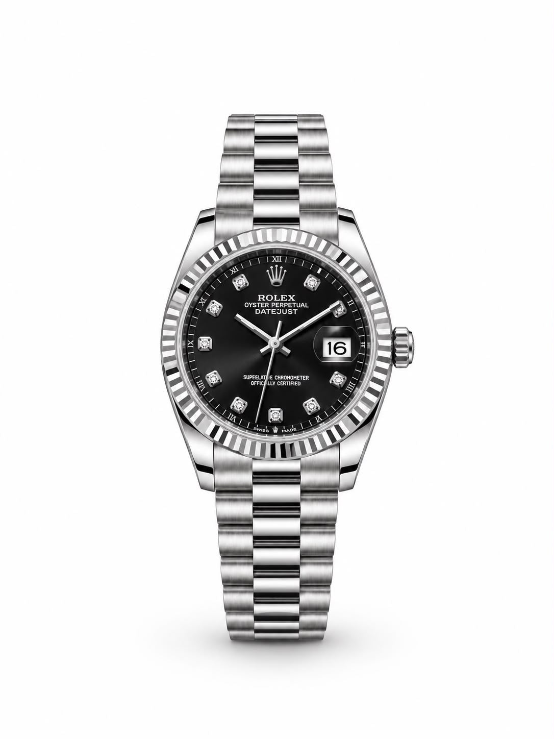 ROLEX STYLE SILVER